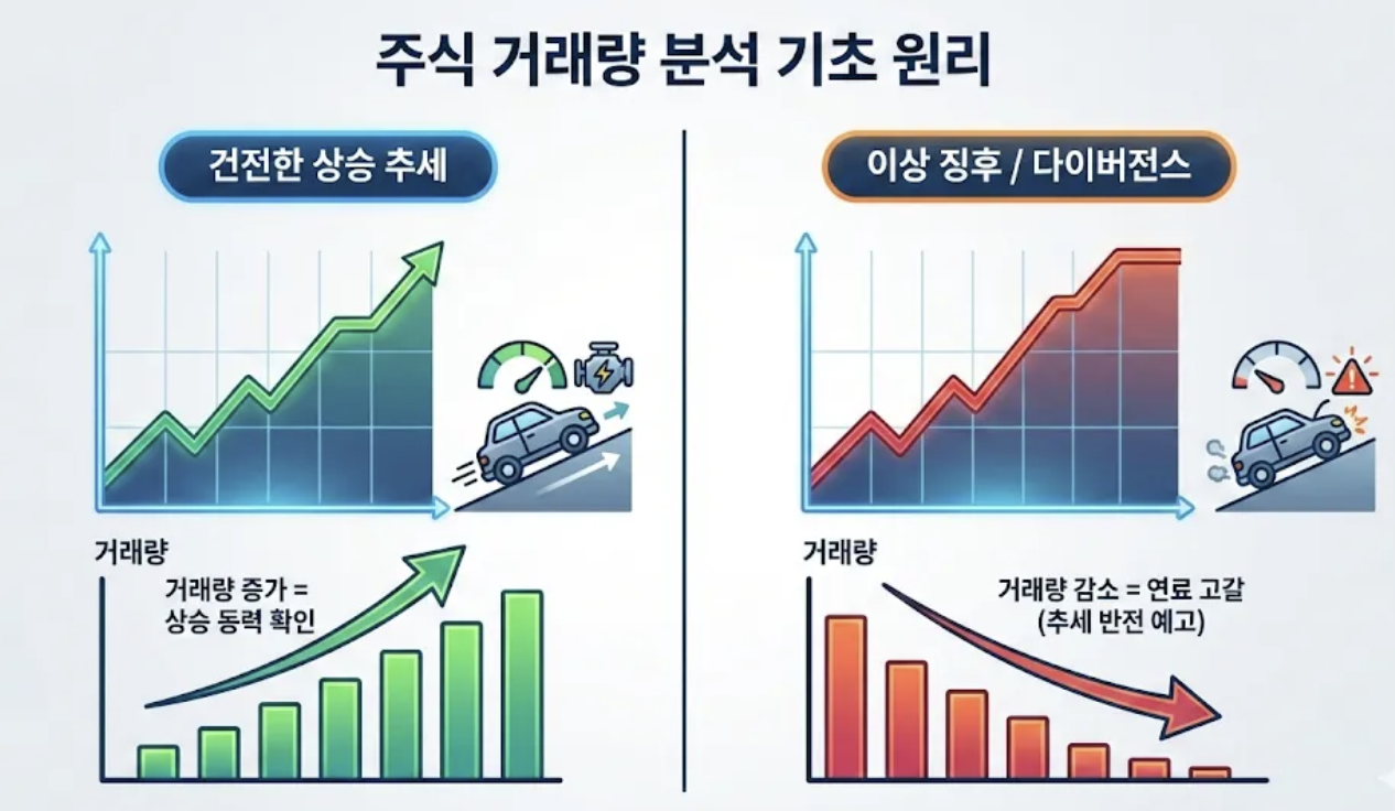 주식 거래량 분석 기초 원리